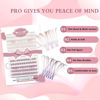 Picture of 168 Pcs Colored Lash Clusters 2 Colors Mixed Cluster Lashes Dramatic Cosplay Lashes for DIY Individual Lash Extensions at Home Thin Band and Soft (Light Purple+Dark Purple, D-10-16mix)