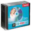 Picture of CD-RW Discs, 700MB/80min, 4X, w/Slim Jewel Cases, Silver, 10/Pack