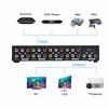 Picture of E-SDS 8-Way AV Switch RCA Switcher 8 in 1 Out Composite Video L/R Audio Selector Box for DVD STB Game Consoles CV0235