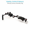 Picture of FILMCITY DSLR Camera Shoulder Support Rig Kit with Cage & Matte Box | DV HDV DSLR Video Camcorders Compatible | Free - Offset Z Bracket (FC-02)