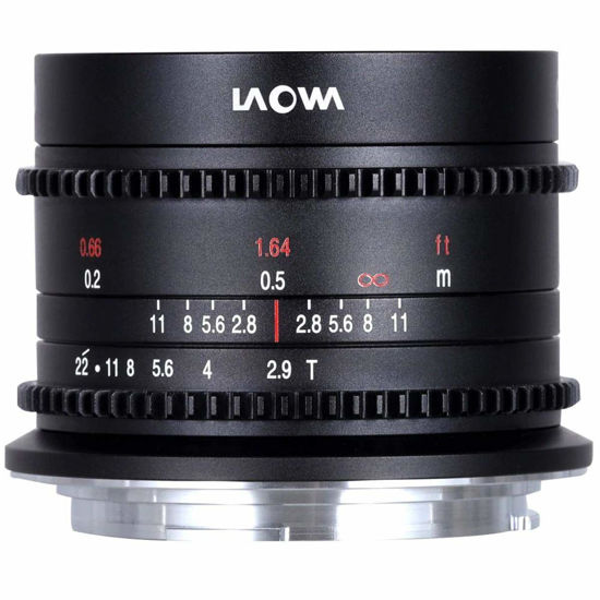 Picture of Venus Laowa 9mm T2.9 Zero-D Cine Lens for Canon RF, Black