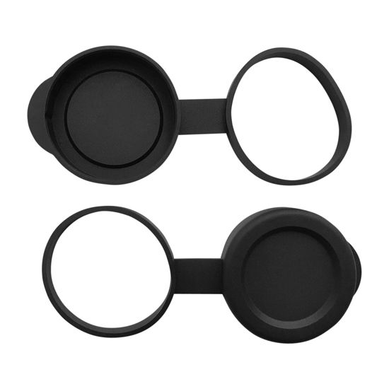 Picture of 25mm Binocular/Monocular Objective Lens Caps Internal Diameter 36.6-38.1mm Rubber Cover Set Black, 37-38.2mm