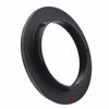 Picture of 52mm to m4/3 Macro Lens Reverse Ring Compatible with for Panasonic G1 G2 G3 G5 G7 G9 GH1 GH2 GH3 GH4 GH5 GH5s GF1 GF2 GF3 GF5 and Micro 4/3 Camera.with 52mm Filter Thread Lens.Macro Shoot