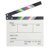 Picture of LSYRIA 2 pcs Film Directors Clapboard 12"x11" Hollywood Clapper Board Wooden Film Movie Clapboard, Come with 2 pcs Erasable Pen, Use Wet Towel to Erase Handwriting