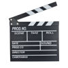 Picture of LSYRIA 2 pcs Film Directors Clapboard 12"x11" Hollywood Clapper Board Wooden Film Movie Clapboard, Come with 2 pcs Erasable Pen, Use Wet Towel to Erase Handwriting