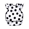 Picture of Tiny Twinkle Mess Proof Baby Bib - Waterproof Baby Apron - Machine Washable - PVC, BPA, & Phthalate Free - Great Travel Bib for Baby Eating - Baby Food Bibs (French Dot, Small 6-24 Months)