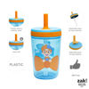 Picture of Zak Designs Blippi Kelso Tumbler Set, Leak-Proof Screw-On Lid with Straw, Bundle for Kids Includes Plastic and Stainless Steel Cups with Bonus Sipper, 3pc Set, Non-BPA,15 fl oz