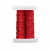 Picture of BNTECHGO 30 AWG Magnet Wire - Enameled Copper Wire - Enameled Magnet Winding Wire - 2 oz - 0.0098" Diameter 1 Spool Coil Red Temperature Rating 155℃ Widely Used for Transformers Inductors