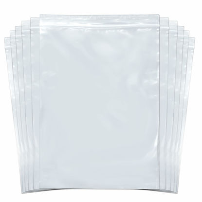 Picture of SNL Quality Zipper Locking Reclosable Clear Disposable Plastic Bags, Strong | 9" X 12" - 2 MIL - 100 Bags