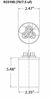 Picture of TEMCo 70+7.5 uf/MFD 370-440 VAC Volts Round Dual Run Capacitor 50/60 Hz AC Electric - Lot -2 (Optional uf/MFD, Voltage and Lot Quantities Available)