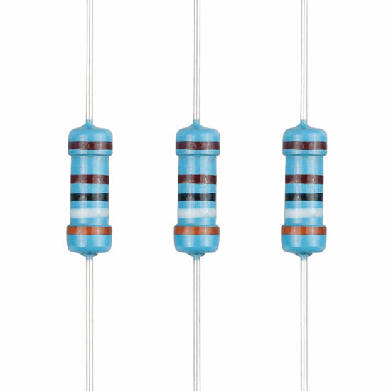 Picture of EDGELEC 100pcs 3.9K ohm Resistor 1/2w (0.5Watt) ±1% Tolerance Metal Film Fixed Resistor, Multiple Values of Resistance Optional