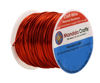 Picture of Mandala Crafts Anodized Aluminum Wire for Sculpting, Armature, Jewelry Making, Gem Metal Wrap, Garden, Colored and Soft, 1 Roll(20 Gauge, Orange)