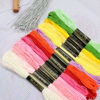 Picture of Friendship Bracelet String 50 Skeins Rainbow Color Embroidery Floss Cross Stitch Embroidery Thread Cotton Friendship Bracelet Thread Floss Bracelet Yarn, Craft Floss