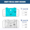 GetUSCart- Tshirt Ruler Guide for Vinyl Alignment, T Shirt Rulers