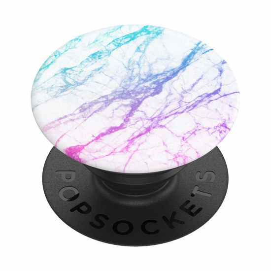 Picture of PopSockets: Phone Grip with Expanding Kickstand, Pop Socket for Phone - Unicorn Marble Spectrum