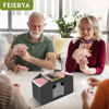 Picture of FEIERYA Card Shuffler 4 Deck Automatic,Battery-Operated Electric Poker Shuffler,Playing Card Shuffler for Home Card Game,Travel,Classic Poker,Blackjack,Rummy