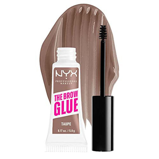 Picture of NYX PROFESSIONAL MAKEUP The Brow Glue, Extreme Hold Tinted Eyebrow Gel - Taupe