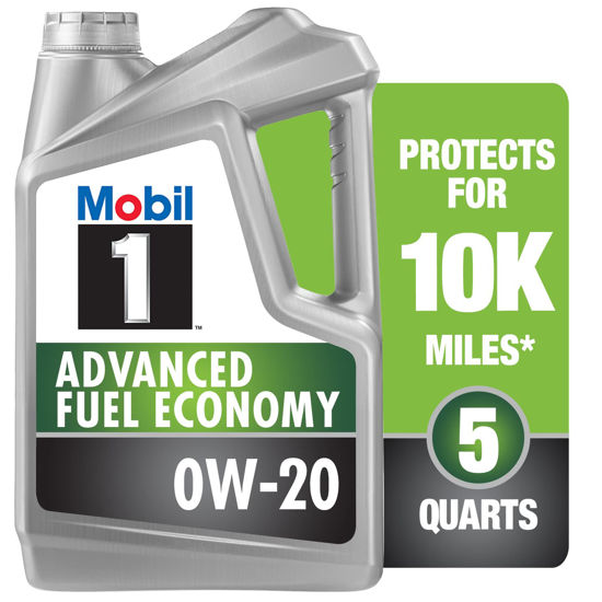 Picture of Mobil 1 Advanced Fuel Economy Full Synthetic Motor Oil 0W-20, 5 Quart