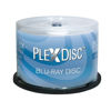 Picture of PlexDisc 633-214 25 GB 6X Blu-ray White Inkjet Printable Single Layer Recordable BD-R, 50pk Cake Box, 50 Discs