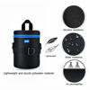 Picture of JJC Camera Lens Pouch Case for Canon EF 50mm f1.2 EF 24-70mm EF 70-300mm Tamron SP 70-300mm & More, Zipper Polyester Lens Protective Bag Interior Size 3.9x6.5”