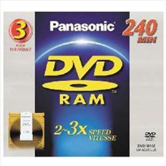 Picture of Panasonic LM-AD240LU3 3 Pack - DVD-Ram Disc