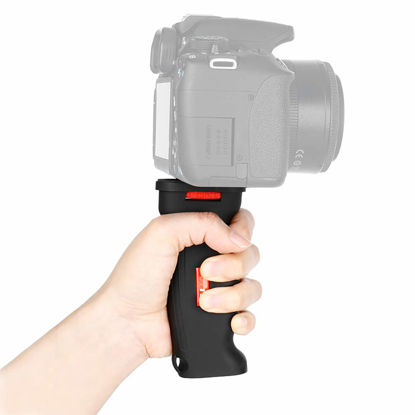 Picture of UURig Handheld Grip 1/4" Screw for Camera Stabilizer Smartphone Handy Grip Tripod System Compatible with GoPro Action Cam Canon Nikon Sony Digital Camera Mobile Video Shooting Vlog Camcorder - R003