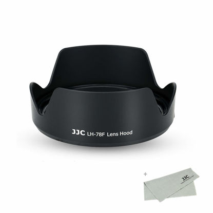 Picture of Lens Hood for Canon RF 24-240mm F4-6.3 is USM on EOS R6 R5 RP R Camera, Reversible Lens Shade Replace Canon EW-78F Hood