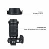 Picture of Lens Hood for Canon RF 24-240mm F4-6.3 is USM on EOS R6 R5 RP R Camera, Reversible Lens Shade Replace Canon EW-78F Hood