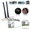 Picture of AX210 WiFi 6E Card M.2 NGFF Mini Desktop kit Adapter Newest 6GHz BT5.2 Wireless 802.11ax 5400Mbps 2.4Ghz 5Ghz Support OFDMA MU-MIMO AX210NGW Gigabit Network Card