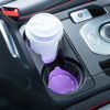 Picture of Amooca Car Cup Coaster Universal Non-Slip Cup Holders Bling Crystal Rhinestone Car Interior Accessories 2 Pack Purple