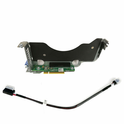 Picture of BestPartsCom New PCIe Riser 0VG0Y & Raid Cable 8YMGD Compatible with Dell Poweredge R440 R540 H740P H730P H730 Controller