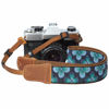 Picture of Camera Strap - 1.5" Cowhide Head Shoulder Neck Strap ,Retro Jacquard Embroidery Multi-pattern camera straps for Cameras and Binoculars,Cute Adjustable Thin Strap for Adults & Kids(Plum Embroidery）