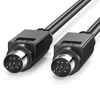 Picture of JUXINICE Mini-DIN 8-pin Male to Male Cable,Copper Wire 8 PIN Serial RS232 Cable Suitable for JVC Subwoofer Replacement 8 Pin Cable Home Theater Audio (6FT,Black