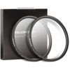 Picture of Walking Way 77MM White Mist Diffusion Filter Soft Focus Circular Lens Filter Set Dreamy Fog Effect Softening Camera Diffuser for Digital DSLR Camera 2pcs(Soft 1 and 2)