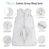 Picture of TILLYOU Sleep Sack - Cotton Wearable Blanket Baby 2-Pack Set, Fits Infant Newborn Ages 6-12 Months, Bear Forest & Grey