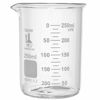 Picture of 250ml Beaker, Low Form Griffin, Borosilicate 3.3 Glass, Double Scale, Graduated, Karter Scientific 213D33 (Single)