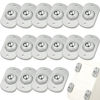 Picture of Self Adhesive Mini Caster Wheels, Roller Ball Transfer Bearing, 360° Rotation Universal Wheel, Sticky Pulley for Trash Can, Storage Box, Small Furniture (Gray - 16 Pcs)