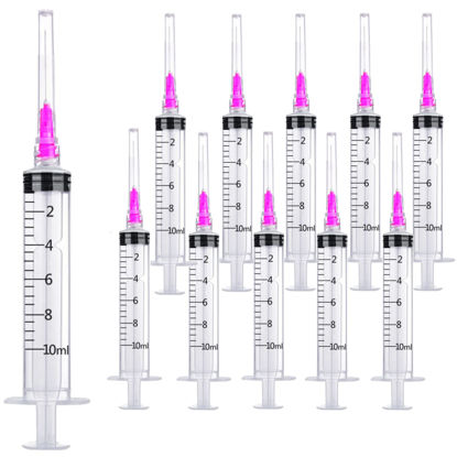 FifthPulse 10 ml Syringe without Needle - 5 Pack of Disposable