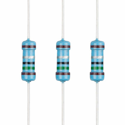 Picture of EDGELEC 100pcs 1.5 ohm Resistor 1/2w (0.5Watt) ±1% Tolerance Metal Film Fixed Resistor, Multiple Values of Resistance Optional