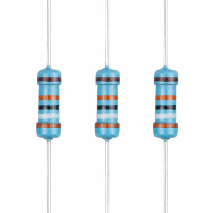 Picture of EDGELEC 100pcs 390K ohm Resistor 1/2w (0.5Watt) ±1% Tolerance Metal Film Fixed Resistor, Multiple Values of Resistance Optional