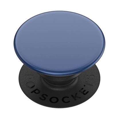 Picture of PopSockets Phone Grip with Expanding Kickstand, PopSockets for Phone - Aluminum Indigo Blue