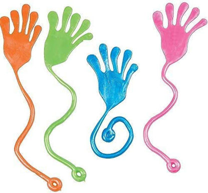 Picture of Tuko 20PCS Sticky Hands, Sticky Finger, Kids' Party Favor Sets， Fun Toys, Party Favors, Wacky Fun Stretchy Sticky Hands, Party Favors, Birthday Parties, Toys for Sensory Kids,20PCS