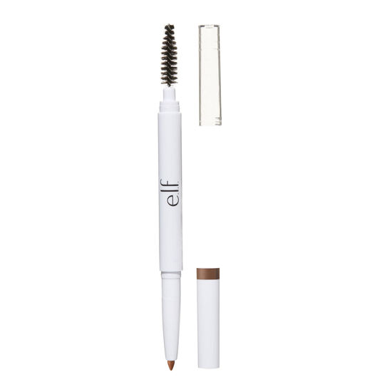 Picture of e.l.f, Instant Lift Brow Pencil, Dual-Sided, Precise, Fine Tip, Shapes, Defines, Fills Brows, Contours, Combs, Tames, Taupe, 0.006 Oz