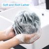 Picture of AmazerBath Loofah Sponge 60g/Piece, Exfoliating Bath Sponge Body Scrubber - Loofa Set of 4 Grey Blue-Pink-Grey-White