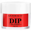 Picture of AZUREBEAUTY Dipping Powder Red Color, Classic Bright Red Nail Dip Powder French Nail Art Starter Manicure Salon DIY at Home, Odor-Free, Long-Lasting, Women Gift, 1oz