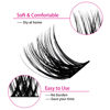 Picture of Lash Clusters 96pcs 12-18mm Individual Lashes D Curl Large Tray Wispy Cluster Lashes Mixed Length Reusable Eyelash Clusters DIY Eyelash Extension Individual Lash Extension Supplies (F2-0.07D, 12-18mm)