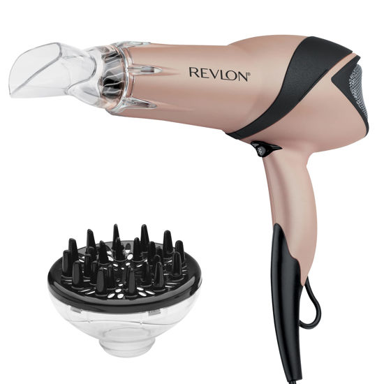 Picture of REVLON Infrared Hair Dryer | 1875 Watts of Maximum Shine, Softness and Control, (Rose Gold)