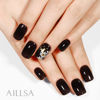 Picture of AILLSA Jelly Gel Nail Polish - Sheer Black Gel Polish Translucent Nail Polish Gel Soak Off U V Gel Polish Neutral Gel Polish for Nail Art Manicure DIY at Home 0.51 Fl Oz /GB48