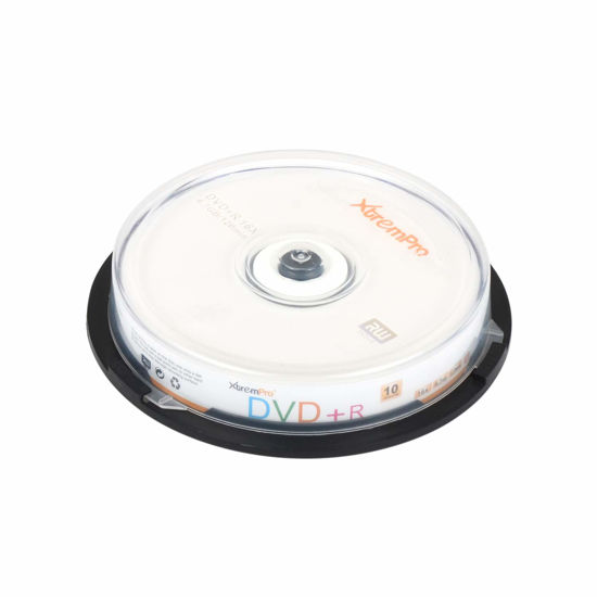 Picture of XtremPro DVD+R 16 X 4.7GB 120min Recordable DVD 10 Pack Blank Discs in Spindle - 11023