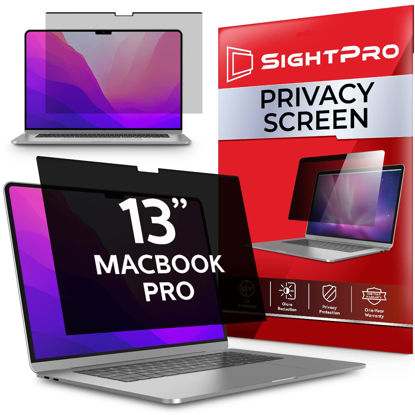 Picture of SightPro Magnetic Privacy Screen for MacBook Pro 13 Inch (2016, 2017, 2018, 2019, 2020, 2021, 2022, M1, M2) Laptop Privacy Filter and Anti-Glare Protector